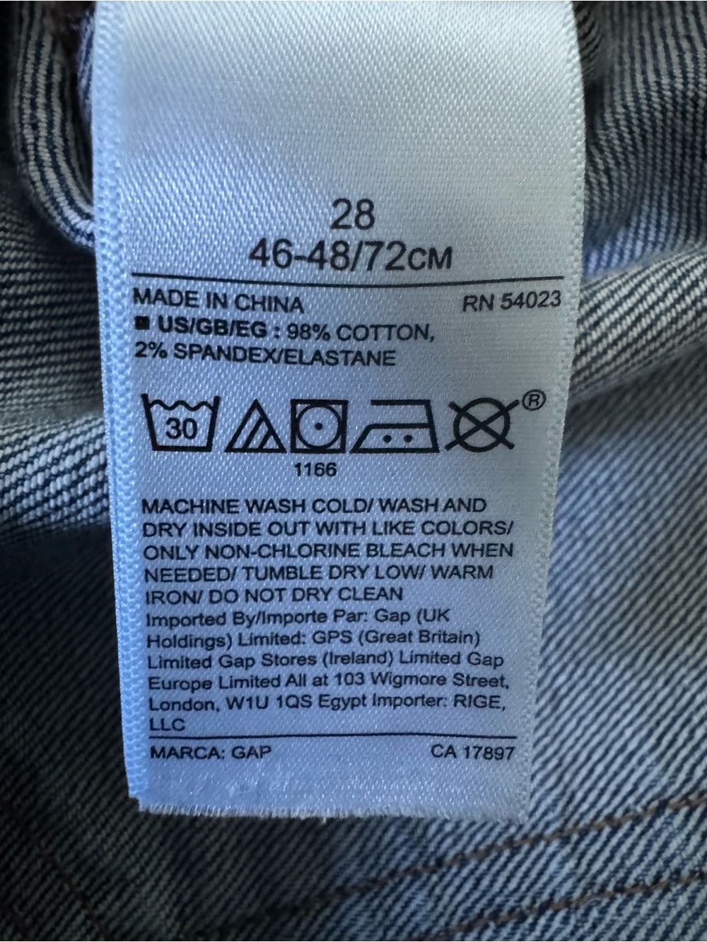 GAP Best Girlfriend Jeans Women’s 28 Medium Wash Distressed Stretch Denim - Picture 7 of 7